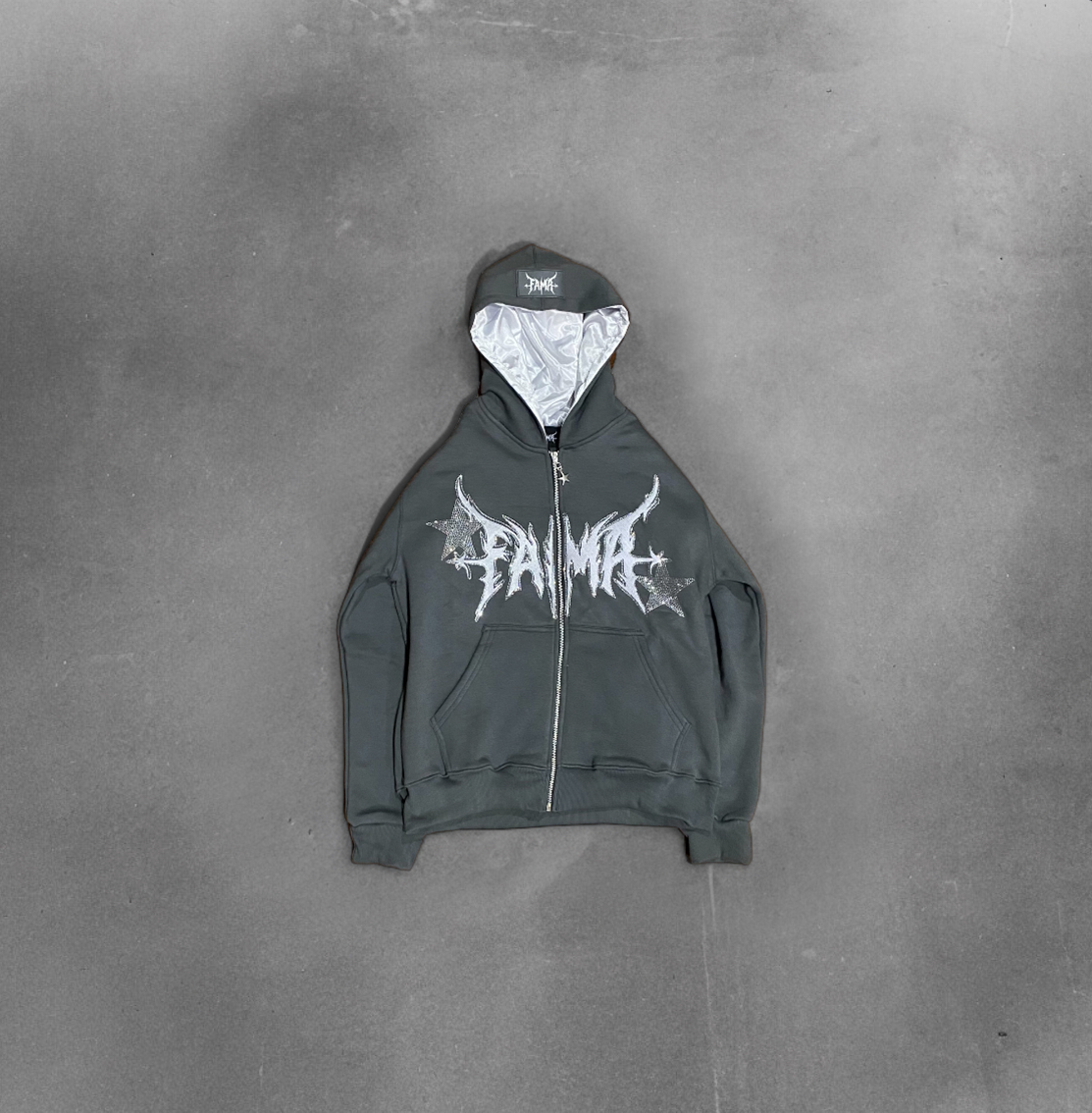 Fama Zip-up "Ash"