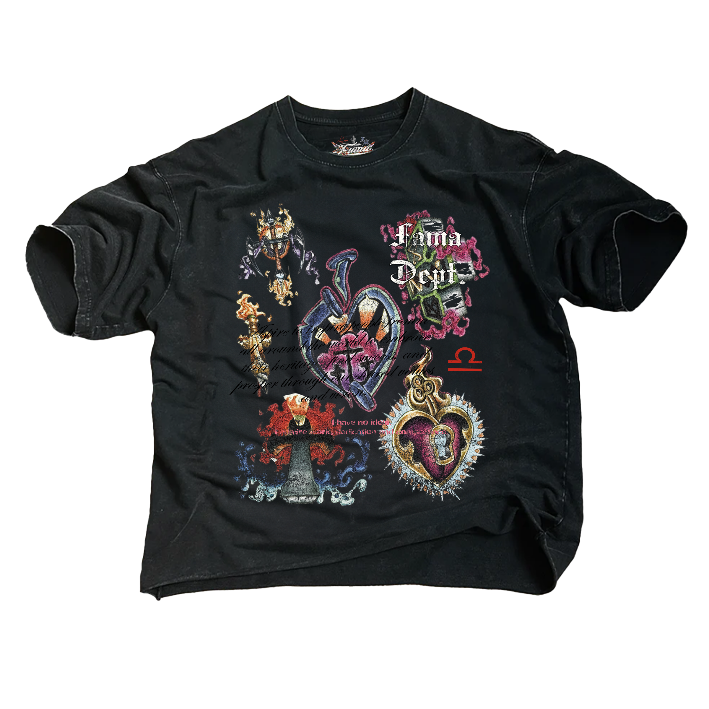 SACRED HEART TEE (BLK)