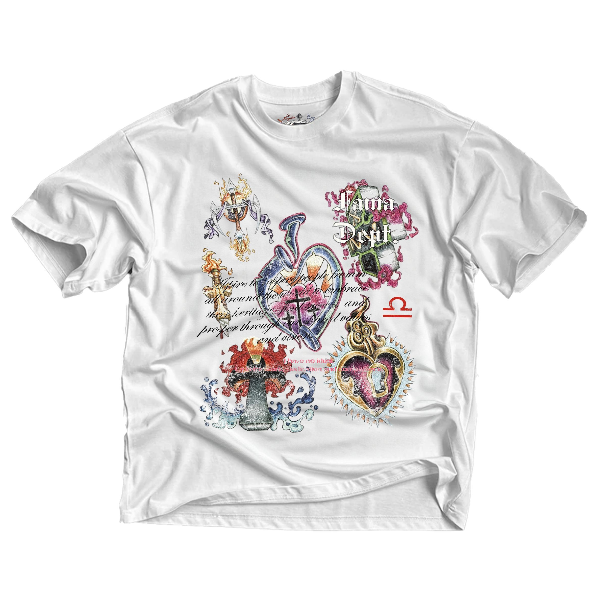 SACRED HEART TEE (WHT)