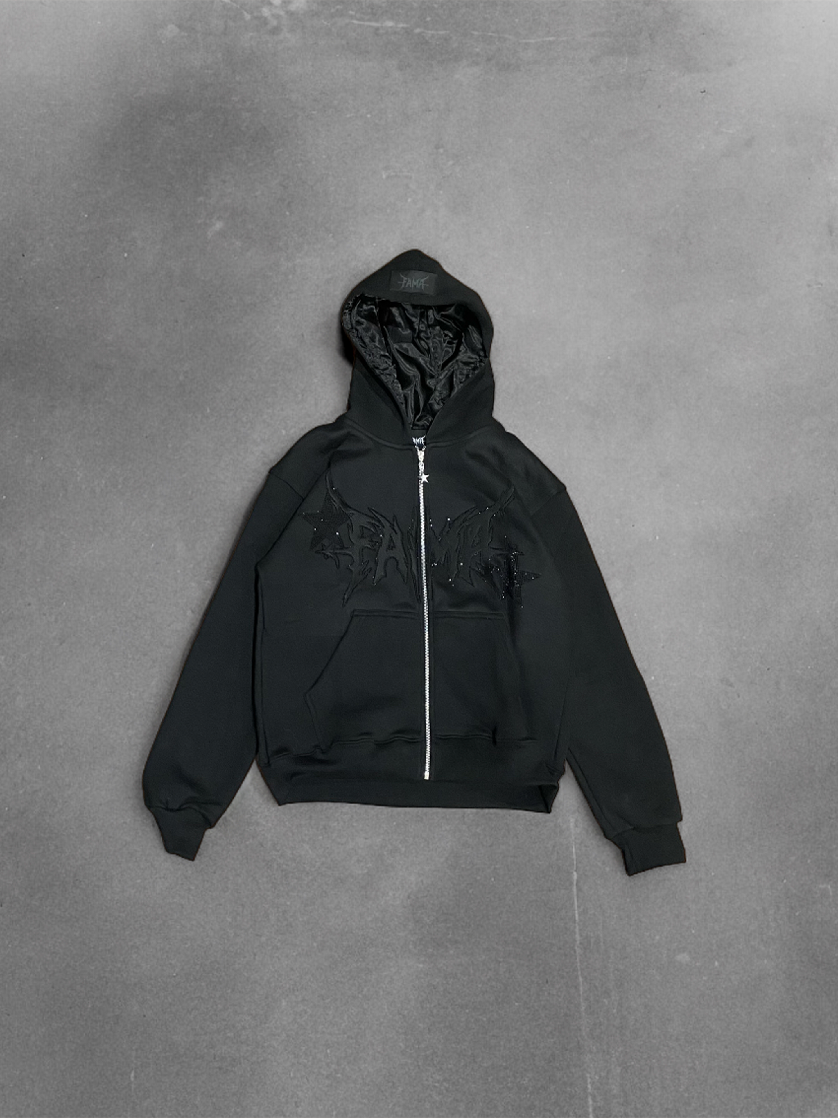 Fama Zip-up "Noir"