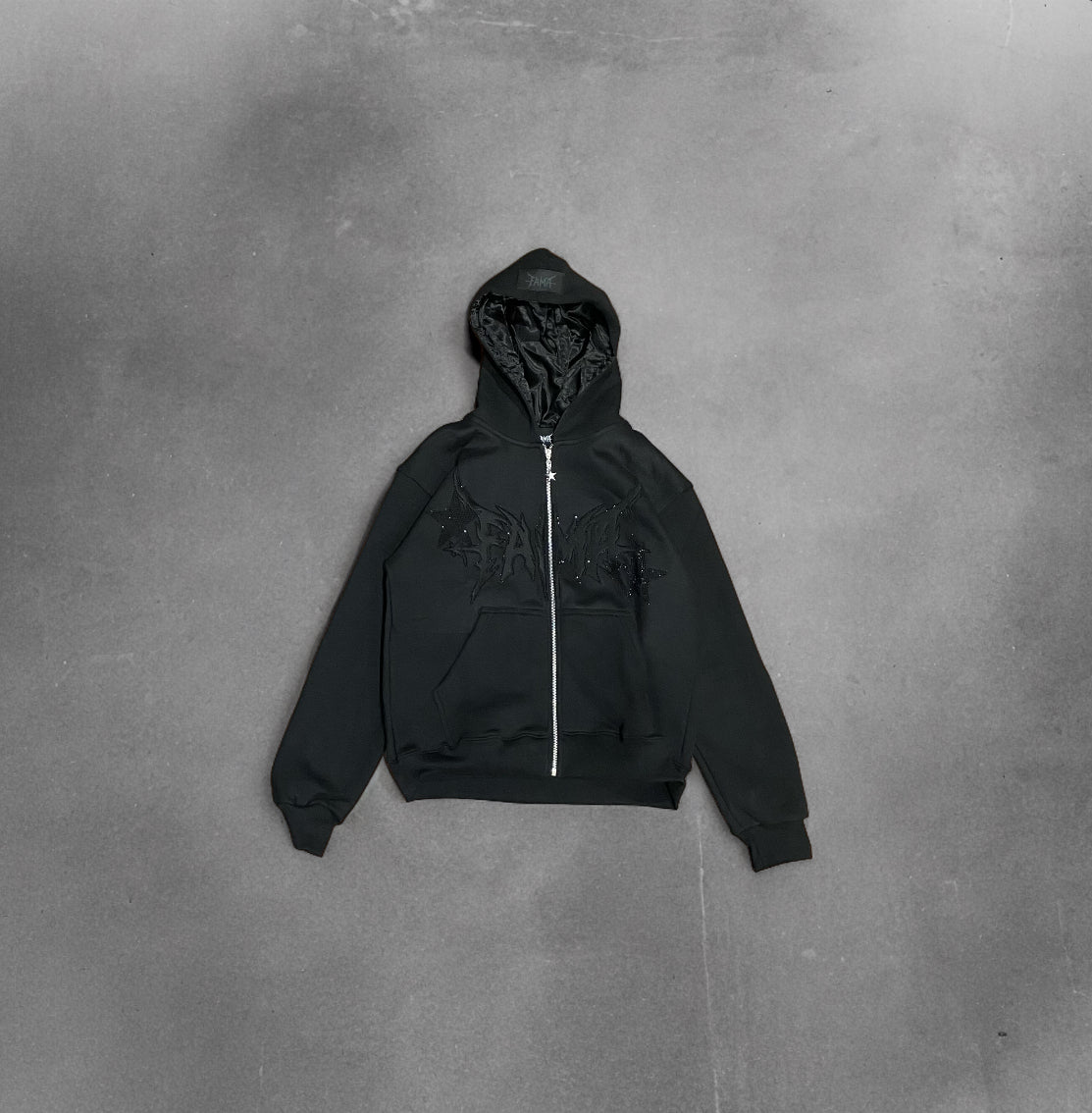 Fama Zip-up "Noir"